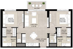 2 bedroom apartment